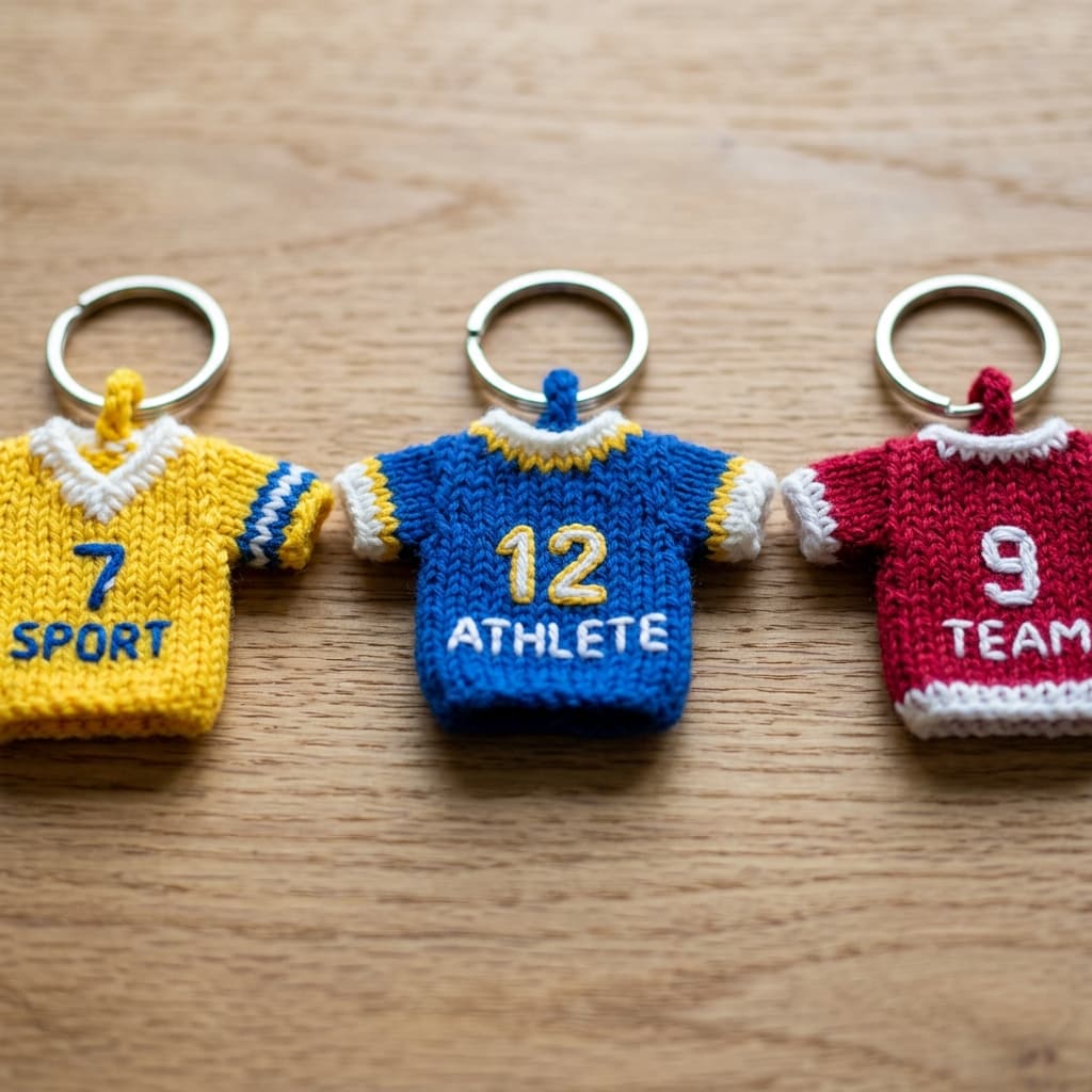 CSK #7 Dhoni Helicopter Jersey Keychain view 2